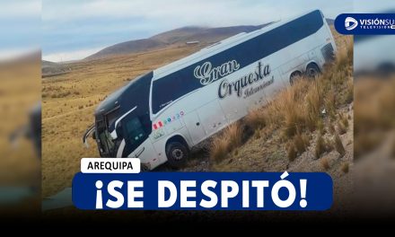 NACIONAL: BUS QUE TRANSPORTABA A LA GRAN ORQUESTA INTERNACIONAL SE DESPISTA EN LIMA