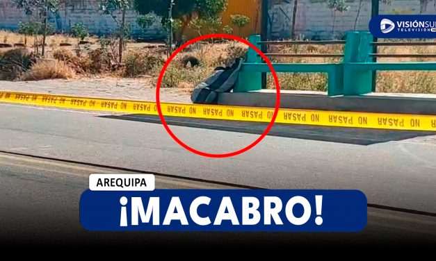 AREQUIPA: ENCUENTRAN EL CUERPO DESMEMBRADO DE MUJER EN LA ZONA DE CHIGUATA