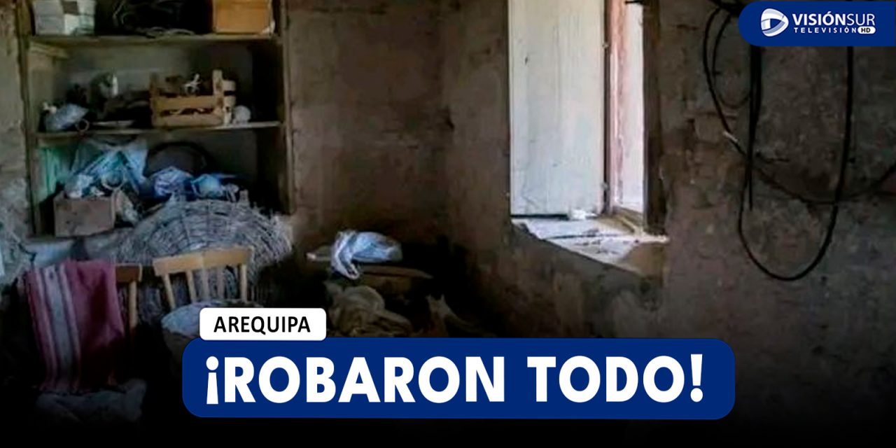 AREQUIPA: VECINO DE YURA DENUNCIA QUE LE ROBARON SU VIVIENDA CON TODAS SUS PERTENENCIAS Y S/1500 EN EFECTIVO