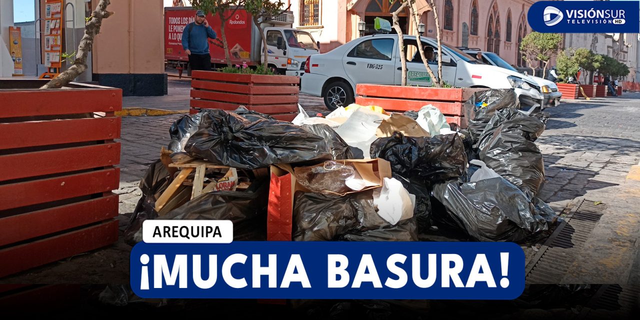 AREQUIPA: GRAN CANTIDAD DE BASURA EN DIFERENTES ZONAS DE AREQUIPA