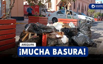 AREQUIPA: GRAN CANTIDAD DE BASURA EN DIFERENTES ZONAS DE AREQUIPA