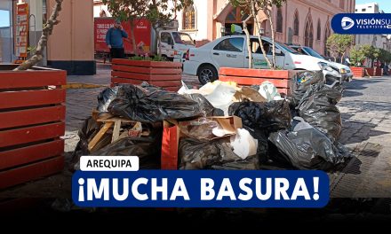 AREQUIPA: GRAN CANTIDAD DE BASURA EN DIFERENTES ZONAS DE AREQUIPA