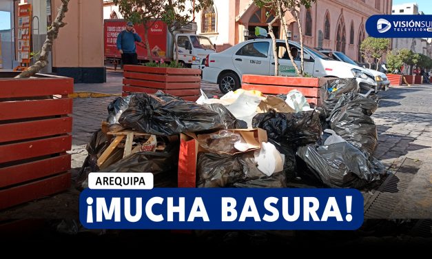 AREQUIPA: GRAN CANTIDAD DE BASURA EN DIFERENTES ZONAS DE AREQUIPA