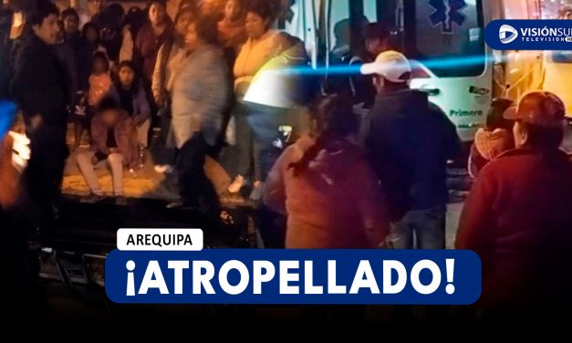 AREQUIPA: CONDUCTOR ATROPELLÓ A UN MENOR DE 11 AÑOS EN EL DISTRITO DE YURA Y SE DIO A LA FUGA