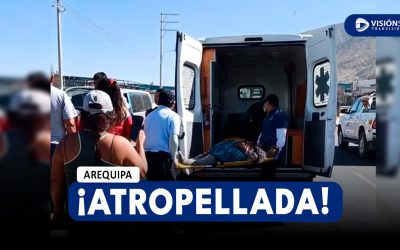 AREQUIPA: CONDUCTORA ES DETENIDA LUEGO DE HABER ATROPELLADO A ABUELITA CUANDO CRUZABA LA AV. FERROCARRIL EN CERRO COLORADO