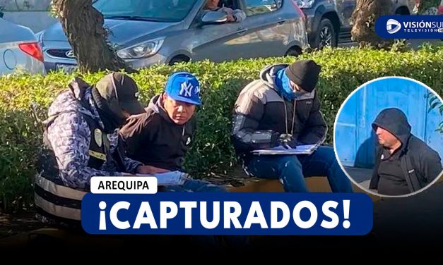 AREQUIPA: DETIENEN A TRES INTEGRANTES DE “LOS INJERTOS DEL NORTE” TRAS LARGA PERSECUCIÓN EN JOSÉ LUIS BUSTAMANTE Y RIVERO