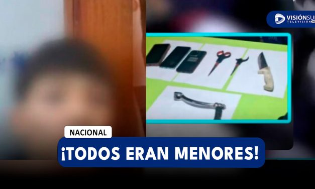 NACIONAL: DETIENEN A MENORES DE EDAD CUANDO INTENTABAN ROBAR A PASAJEROS DE UN BUS EN EL AGUSTINO