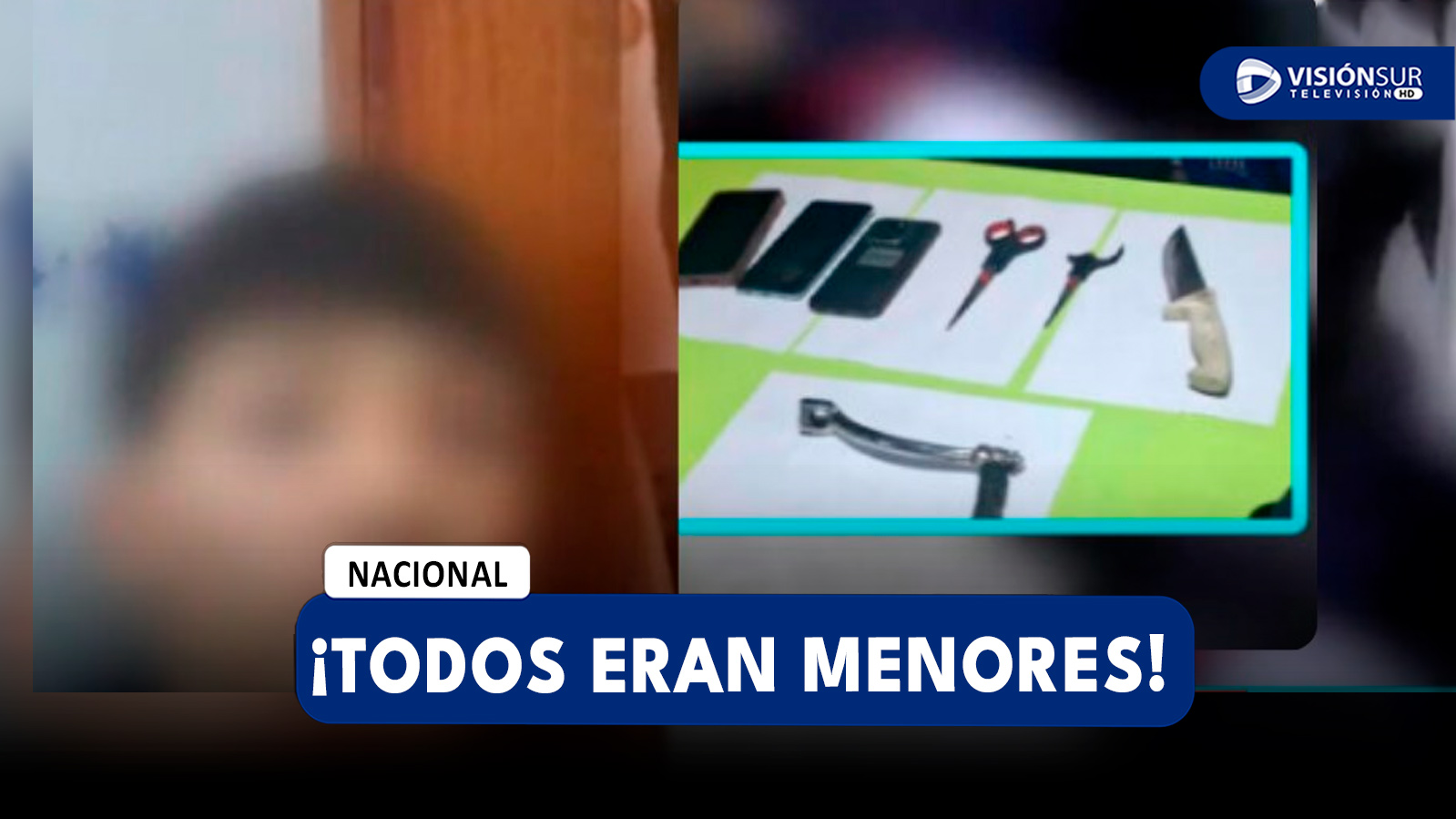 NACIONAL: DETIENEN A MENORES DE EDAD CUANDO INTENTABAN ROBAR A PASAJEROS DE UN BUS EN EL AGUSTINO