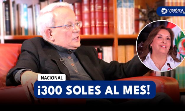 NACIONAL: HILDEBRANDT CRITICA SUELDO DE LA PRESIDENTA Y DICE “QUE VIVA CON 300 SOLES AL MES, A VER SI LE ALCANZA”