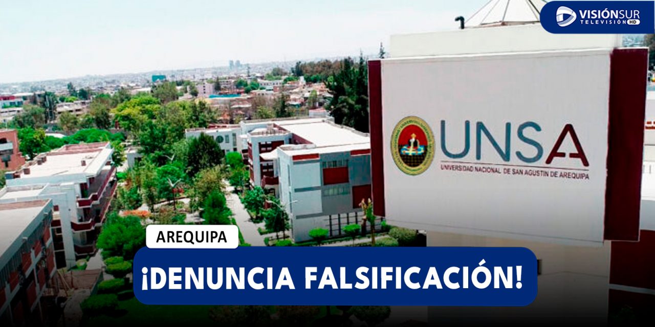 AREQUIPA: DENUNCIAN FALSIFICACIÓN EN ELECCIONES DE LA UNSA: ESTUDIANTE APARECE COMO CANDIDATO SIN SABERLO