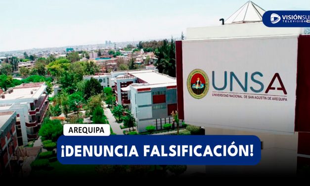 AREQUIPA: DENUNCIAN FALSIFICACIÓN EN ELECCIONES DE LA UNSA: ESTUDIANTE APARECE COMO CANDIDATO SIN SABERLO