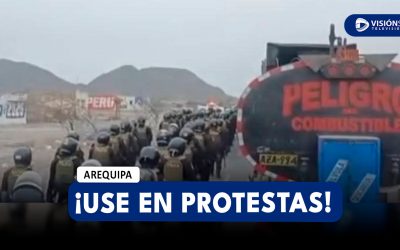 AREQUIPA: ENVÍAN EFECTIVOS DE LA USE PARA PREVENIR ENFRENTAMIENTOS DE MINEROS DURANTE PROTESTAS