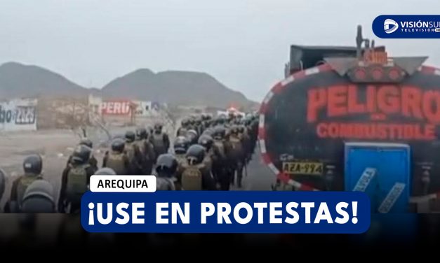 AREQUIPA: ENVÍAN EFECTIVOS DE LA USE PARA PREVENIR ENFRENTAMIENTOS DE MINEROS DURANTE PROTESTAS