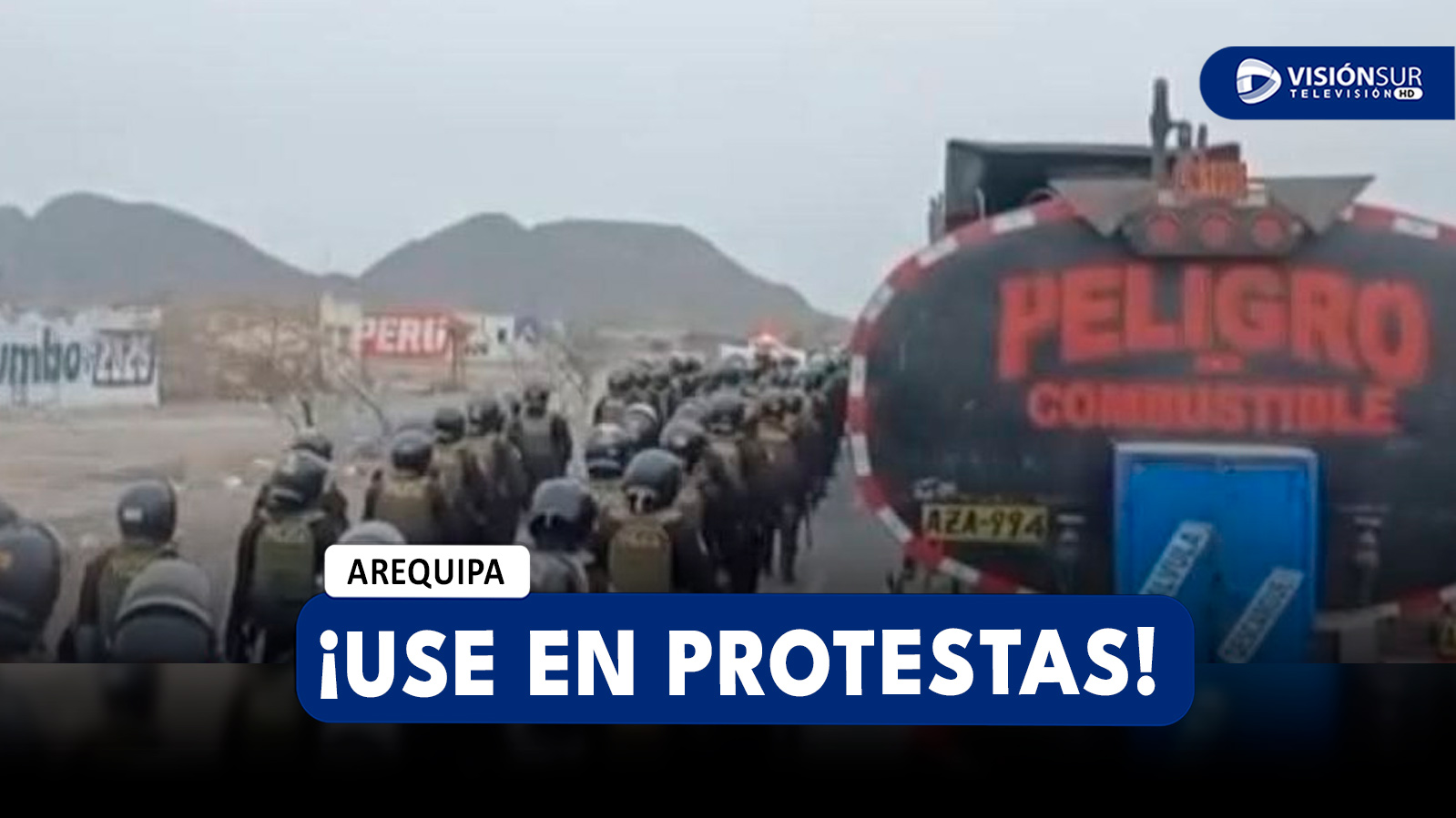 AREQUIPA: ENVÍAN EFECTIVOS DE LA USE PARA PREVENIR ENFRENTAMIENTOS DE MINEROS DURANTE PROTESTAS
