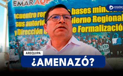 AREQUIPA: PRESIDENTE DEL CONFEMIN ASEGURÓ QUE DE NO ATENDER SUS DEMANDAS “CORRERÍA SANGRE” DEL PUEBLO Y DE POLICÍAS