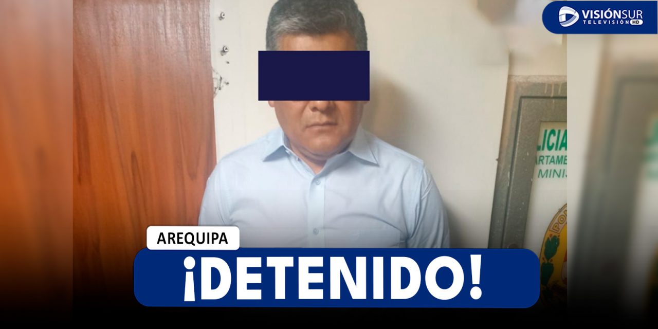 AREQUIPA: DETIENEN A VARÓN ACUSADO DE EXIGIR PAGOS MENSUALES A POLICÍAS PARA NO EXHIBIRLOS EN SUS PÁGINAS DE FACEBOOK