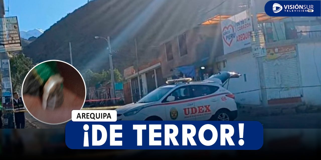 AREQUIPA: DUEÑOS DE TIENDA EN CERRO COLORADO DENUNCIAN HABER ENCONTRADO UNA GRANADA