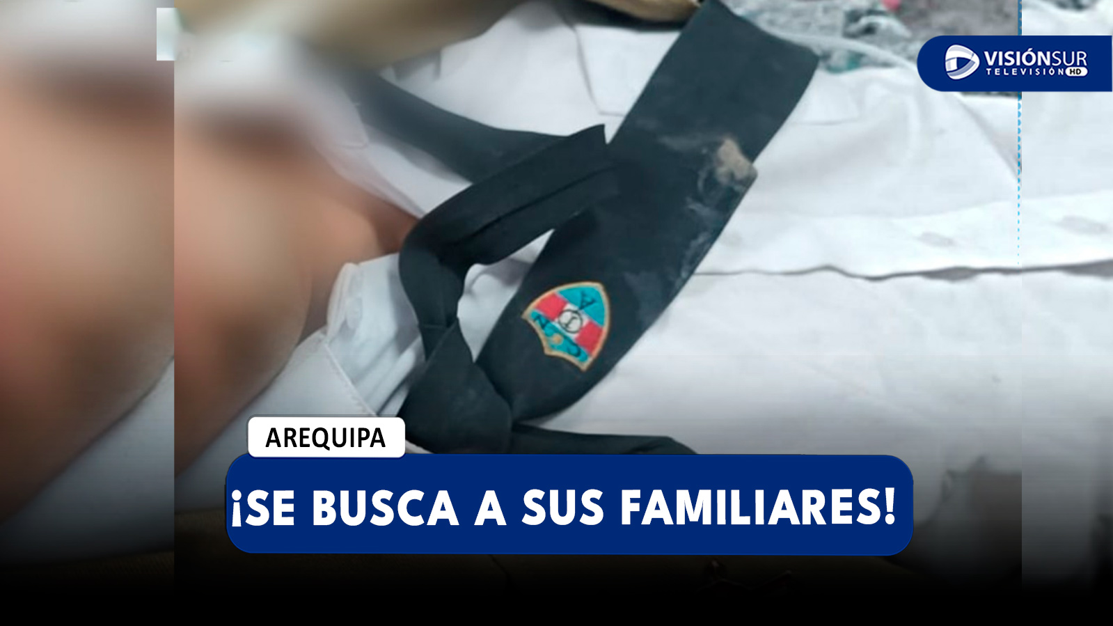 AREQUIPA: VARÓN VESTIDO CON EL UNIFORME DEL COLEGIO INDEPENDENCIA LLEGÓ INCONSCIENTE AL HOSPITAL HONORIO DELGADO