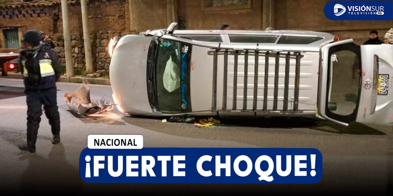 NACIONAL: CONDUCTOR IMPACTA SU VEHÍCULO CONTRA AUTO ESTACIONADO Y LUEGO SE DA A LA FUGA