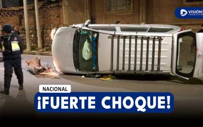 NACIONAL: CONDUCTOR IMPACTA SU VEHÍCULO CONTRA AUTO ESTACIONADO Y LUEGO SE DA A LA FUGA