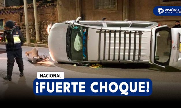 NACIONAL: CONDUCTOR IMPACTA SU VEHÍCULO CONTRA AUTO ESTACIONADO Y LUEGO SE DA A LA FUGA
