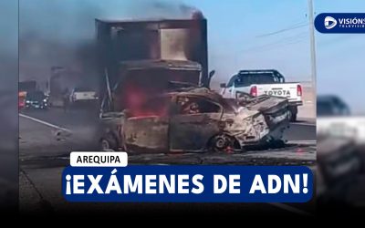 AREQUIPA: FISCALÍA ORDENA EXÁMENES DE ADN PARA IDENTIFICAR PERSONAS FALLECIDAS EN ACCIDENTE DE SANTA RITA DE SIGUAS