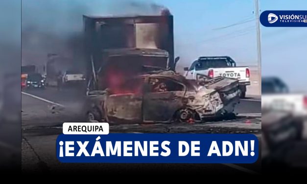 AREQUIPA: FISCALÍA ORDENA EXÁMENES DE ADN PARA IDENTIFICAR PERSONAS FALLECIDAS EN ACCIDENTE DE SANTA RITA DE SIGUAS