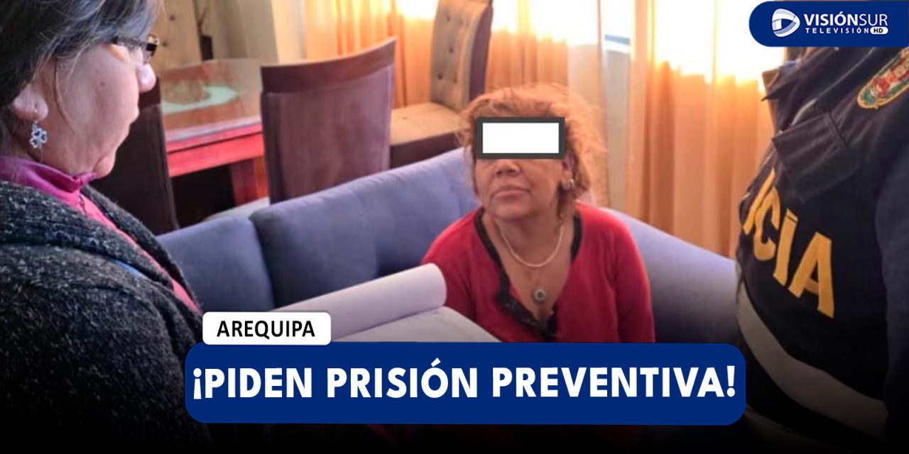 AREQUIPA: PIDEN 18 MESES DE PRISIÓN PREVENTIVA CONTRA ENFERMERA QUE HABRÍA ESTAFADO A PERSONAL DE SALUD