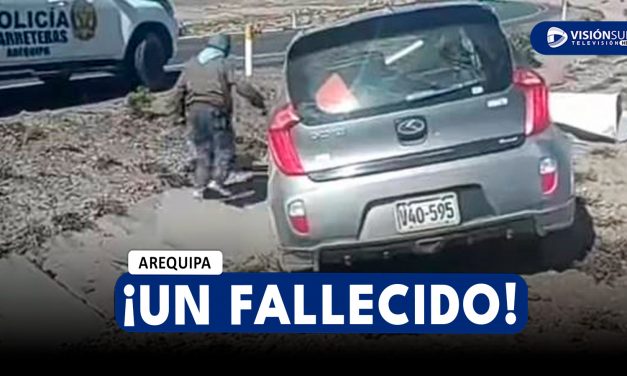 AREQUIPA: FUERTE ACCIDENTE EN LA VÍA AREQUIPA – PUNO DEJA A UNA PERSONA SIN VIDA Y OTRO GRAVEMENTE HERIDO