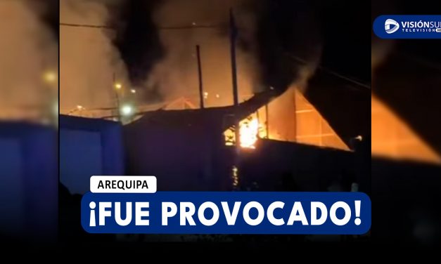 AREQUIPA: DENUNCIAN QUE INCENDIO REGISTRADO EN LA JOYA HABRÍA SIDO PROVOCADO