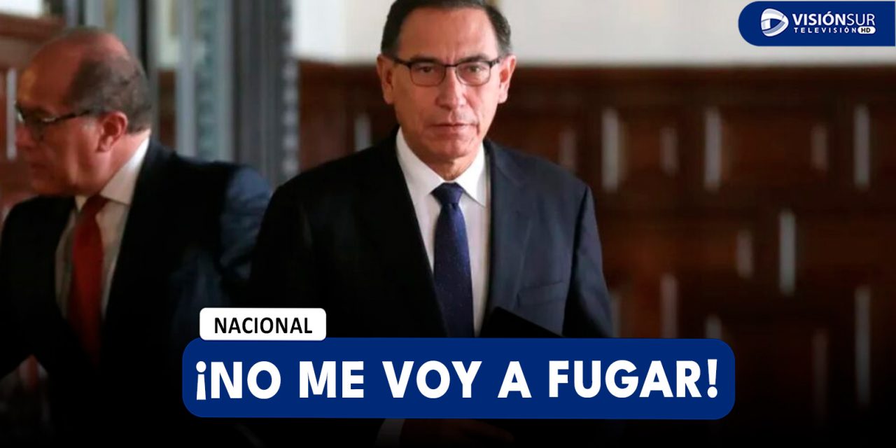 NACIONAL: VIZCARRA DESDE PRISIÓN: «NO ME VOY A FUGAR NI A TRAICIONAR A LOS PERUANOS»
