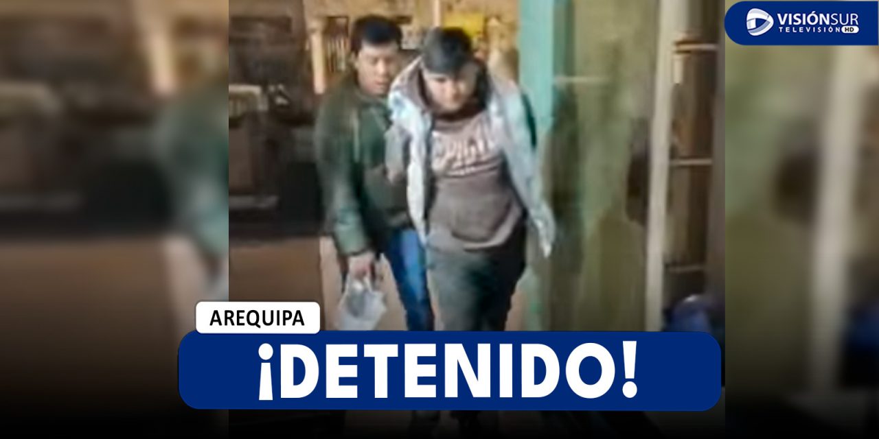 AREQUIPA: DETIENEN A VARÓN CON ARMA DE FUEGO DURANTE OPERATIVO DE LA PNP EN UCHUMAYO