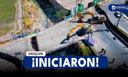 AREQUIPA: INICIAN DEMOLICIÓN DEL PUENTE ERNESTO GUNTHER CON UN COSTO DE PROYECTO MAYOR DE S/2 MILLONES