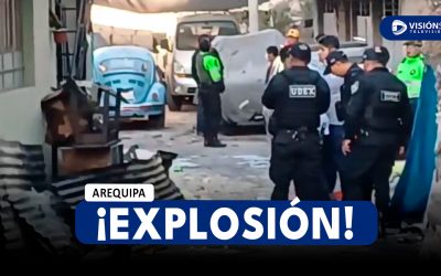 AREQUIPA: AL MENOS 10 VIVIENDA TERMINARON DAÑADAS TRAS EXPLOSIÓN EN VIVIENDA DE MARIANO MELGAR