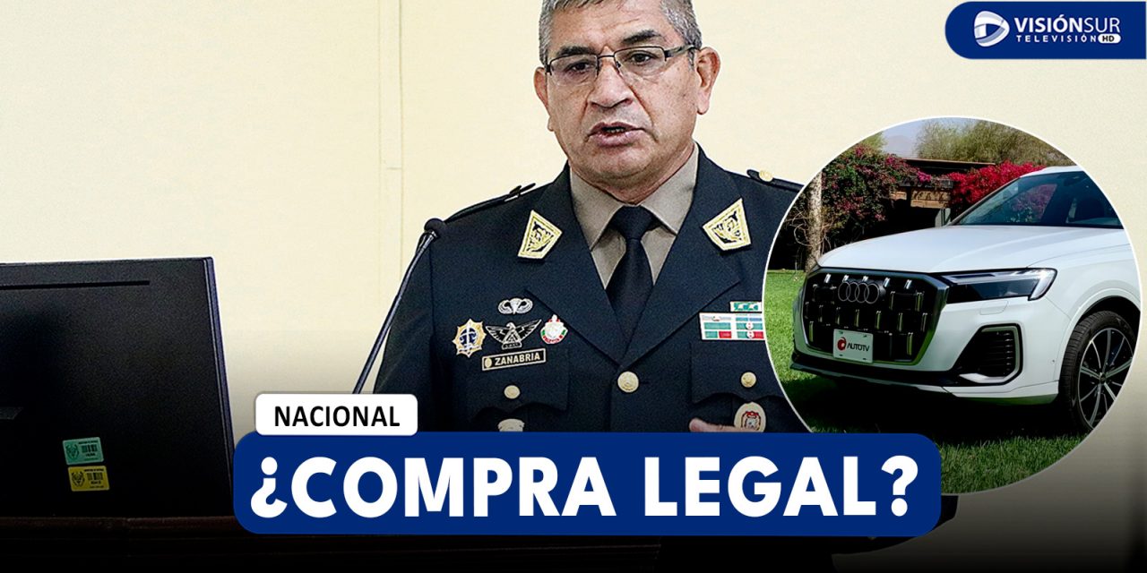 AREQUIPA: “¿PARA CUMPLIR MIS ACTIVIDADES VENGO EN BICICLETA?” DIJO EL COMANDATE GENERAL DE LA PNP TRAS CUESTIONAMIENTO DE AUTOS DE LUJO