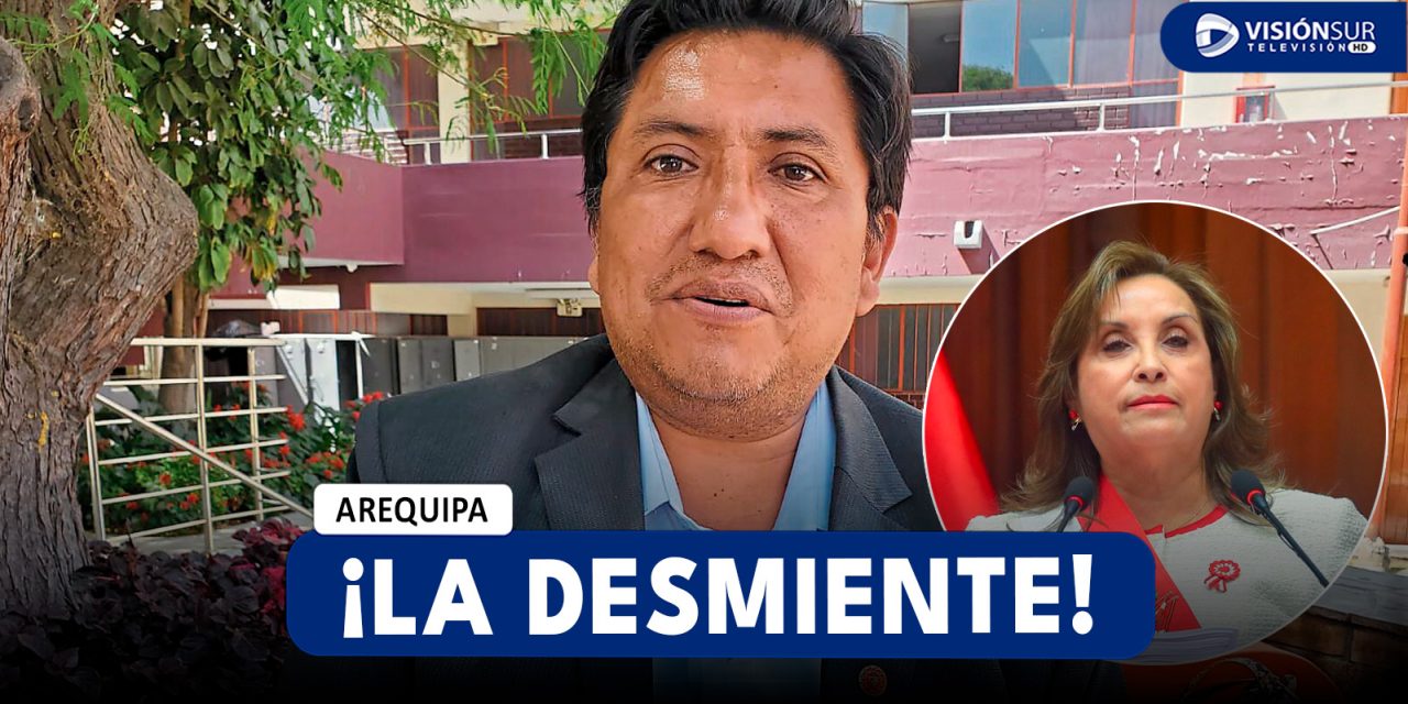 NACIONAL: ALCALDE DE CARAVELÍ DESMIENTE A LA PRESIDENTA DINA BOLUARTE Y ASEGURA QUE OBRA QUE DIJO SE ENTREGÓ ESTARÍA PARALIZADA