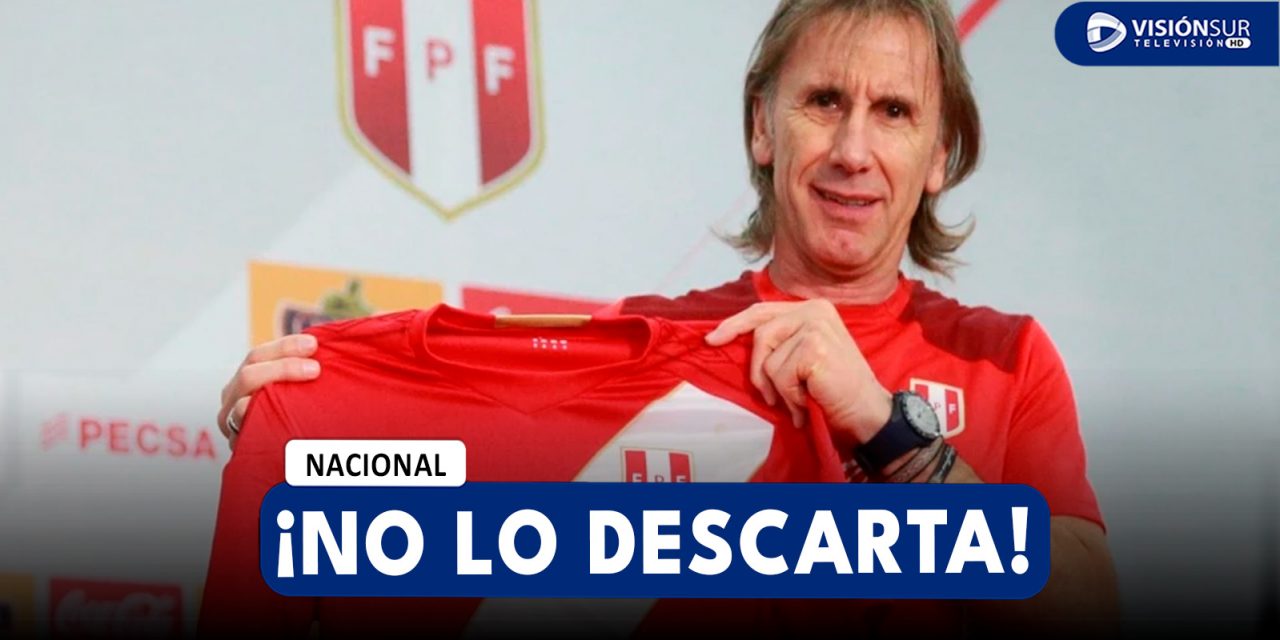 NACIONAL: RICARDO GARECA NO DESCARTA NUEVAMENTE SER TÉCNICA DE LA SELECCIÓN PERUANA