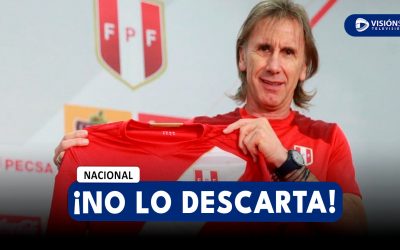 NACIONAL: RICARDO GARECA NO DESCARTA NUEVAMENTE SER TÉCNICA DE LA SELECCIÓN PERUANA