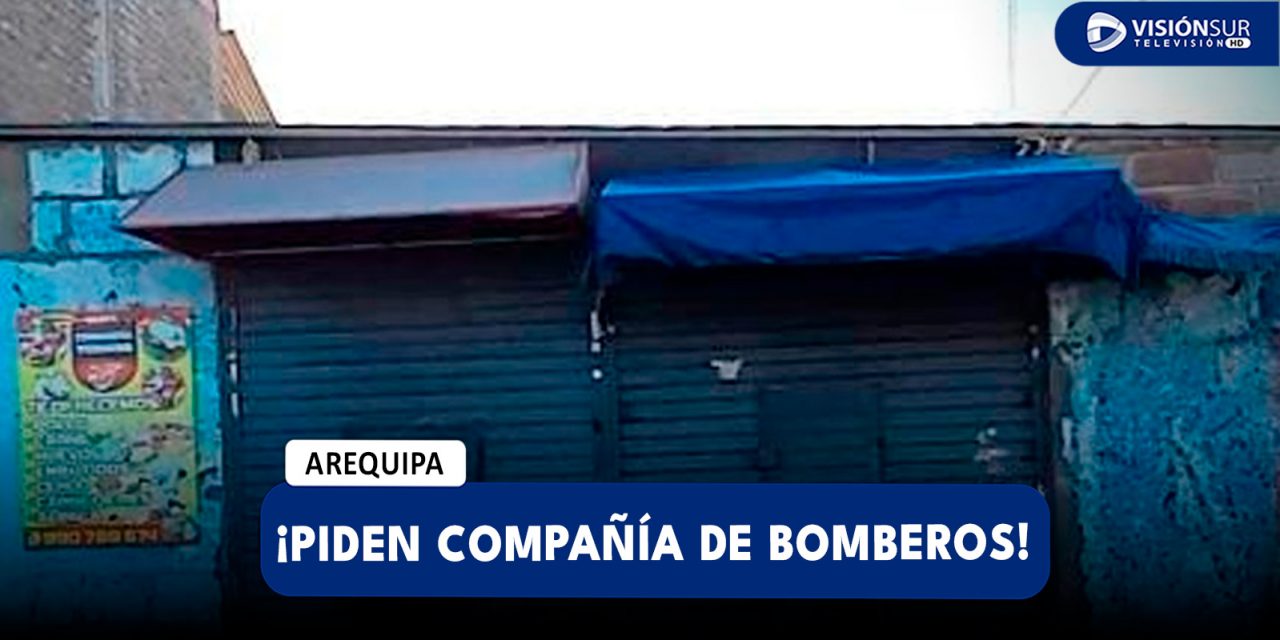 AREQUIPA: INCENDIO SE REGISTRA EN CERRO COLORADO Y VECINOS EXIGEN A LAS AUTORIDADES LA CONSTRUCCIÓN DE COMPAÑÍA DE BOMBEROS