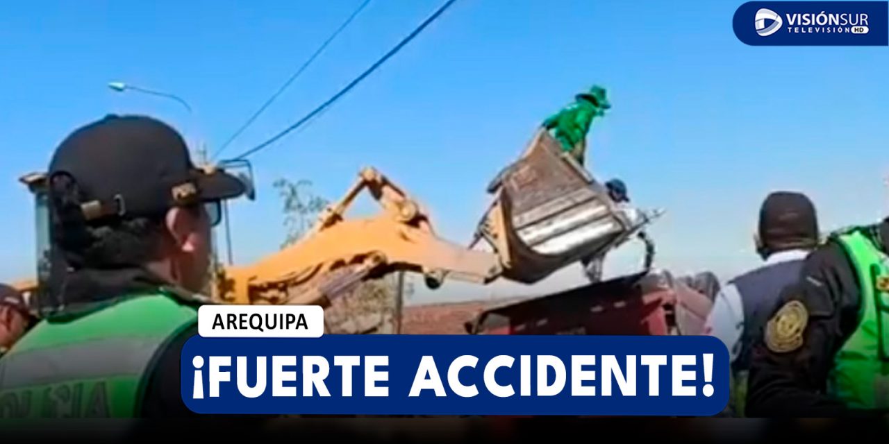 AREQUIPA: BUS DE TRANSPORTE PÚBLICO IMPACTA CONTRA VEHÍCULO EN PAUCARPATA Y DEJA VARIOS HERIDOS