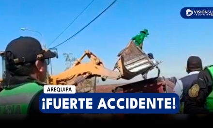 AREQUIPA: BUS DE TRANSPORTE PÚBLICO IMPACTA CONTRA VEHÍCULO EN PAUCARPATA Y DEJA VARIOS HERIDOS
