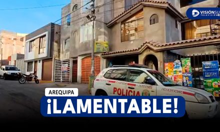 AREQUIPA: DISCUSIÓN EN VIVIENDA DE JOSÉ LUIS BUSTAMANTE Y RIVERO TERMINA CON UNA PERSONA FALLECIDA Y UNA HERIDA