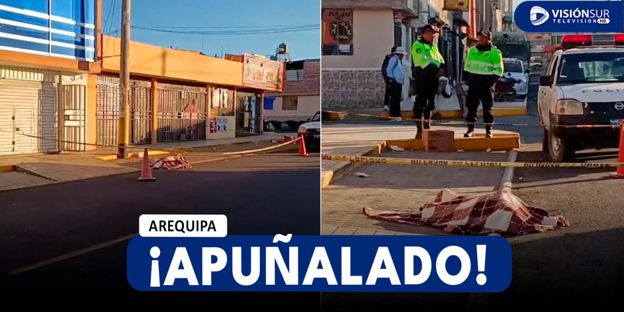 AREQUIPA: ASESINAN DE MÚLTIPLES PUÑALADAS A JOVEN TRABAJADOR EN EL PEDREGAL