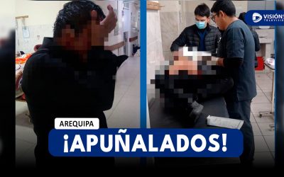AREQUIPA: DOS VARONES FUERON APUÑALADOS EN EL CERCADO DE LA CIUDAD TRAS UNA DISCUSIÓN