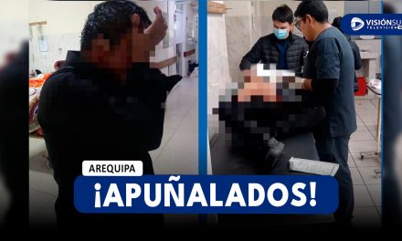AREQUIPA: DOS VARONES FUERON APUÑALADOS EN EL CERCADO DE LA CIUDAD TRAS UNA DISCUSIÓN