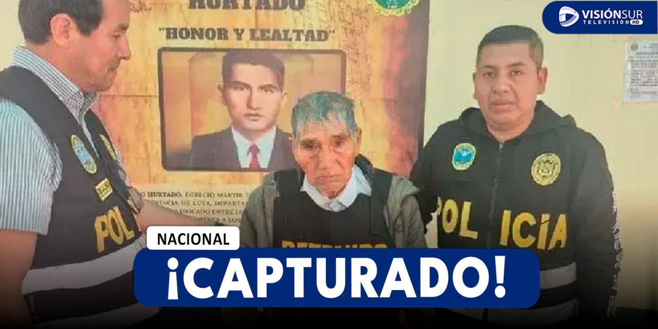 NACIONAL: LOGRAN CAPTURAR AL “CAMARADA CALÍN” QUIEN HABRÍA SIDO UNO DE LOS CABECILLAS DEL GRUPO TERRORISTA SENDERO LUMINOSO