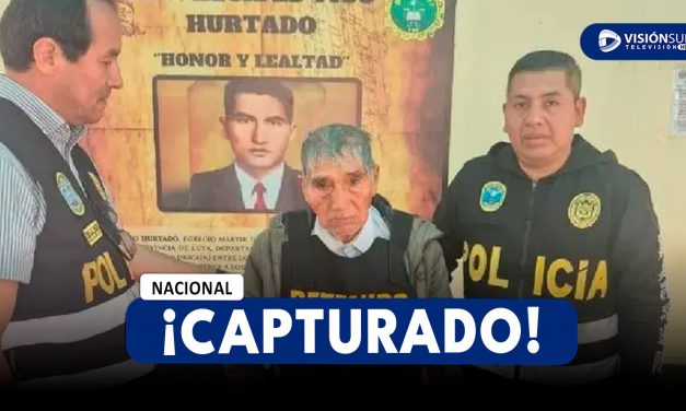 NACIONAL: LOGRAN CAPTURAR AL “CAMARADA CALÍN” QUIEN HABRÍA SIDO UNO DE LOS CABECILLAS DEL GRUPO TERRORISTA SENDERO LUMINOSO