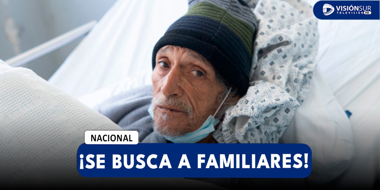 NACIONAL: SE BUSCA A LOS FAMILIARES DEL SEÑOR RODOLFO CORZO QUIEN SE ENCUENTRA HOSPITALIZADO EN LA CIUDAD DE TACNA