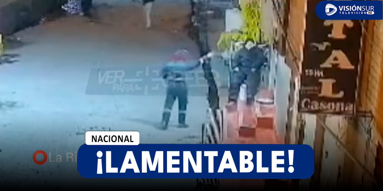 NACIONAL: VARÓN ACRIBILLA A SEGURIDAD DE UNA DISCOTECA EN LA RINCONADA