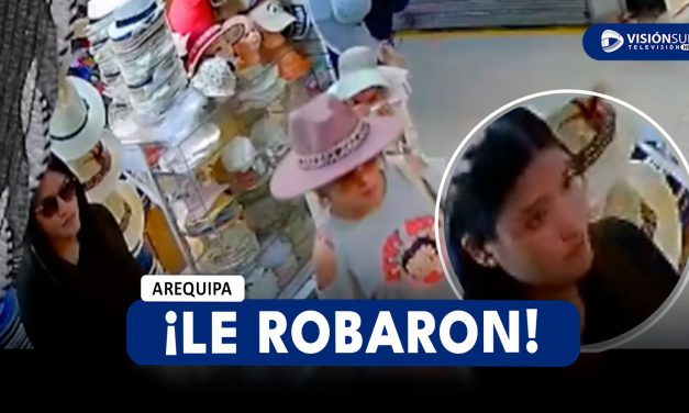 AREQUIPA: COMERCIANTE DENUNCIA HABER SIDO VÍCTIMA DE ROBO POR DOS MUJERES AL INTERIOR DE SU TIENDA
